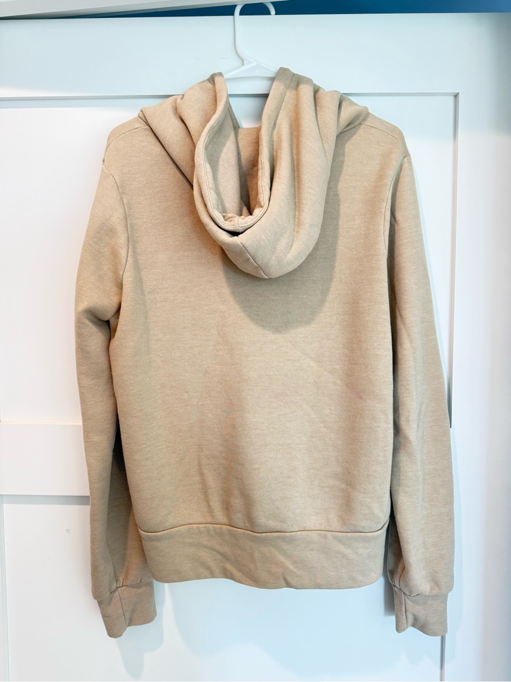 Aviator Nation Tan Hoodie and tan sweatpants with Rainbow Stripe Accents SET - Picture 5 of 9